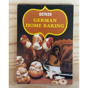 Oetker German Home Baking Cookbook 1977 Paperback
